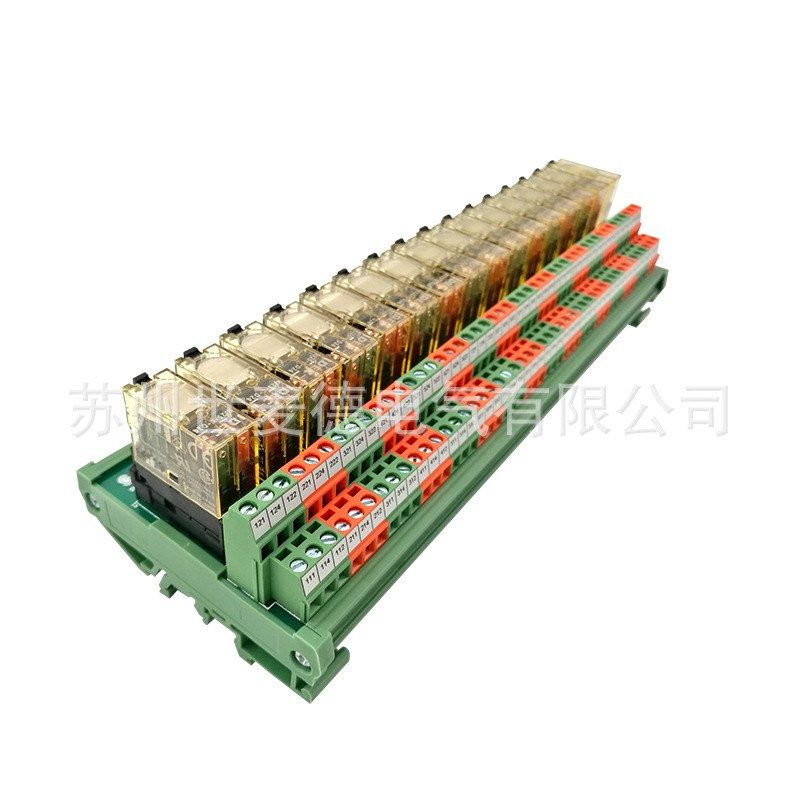 世麦德电气供应SMD-16DO-2CO-DC24V 16路继电器输出模组 模块