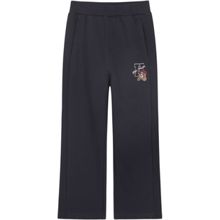 暇步士童装女童针织长裤中大童运动裤春夏新品儿童休闲直筒裤