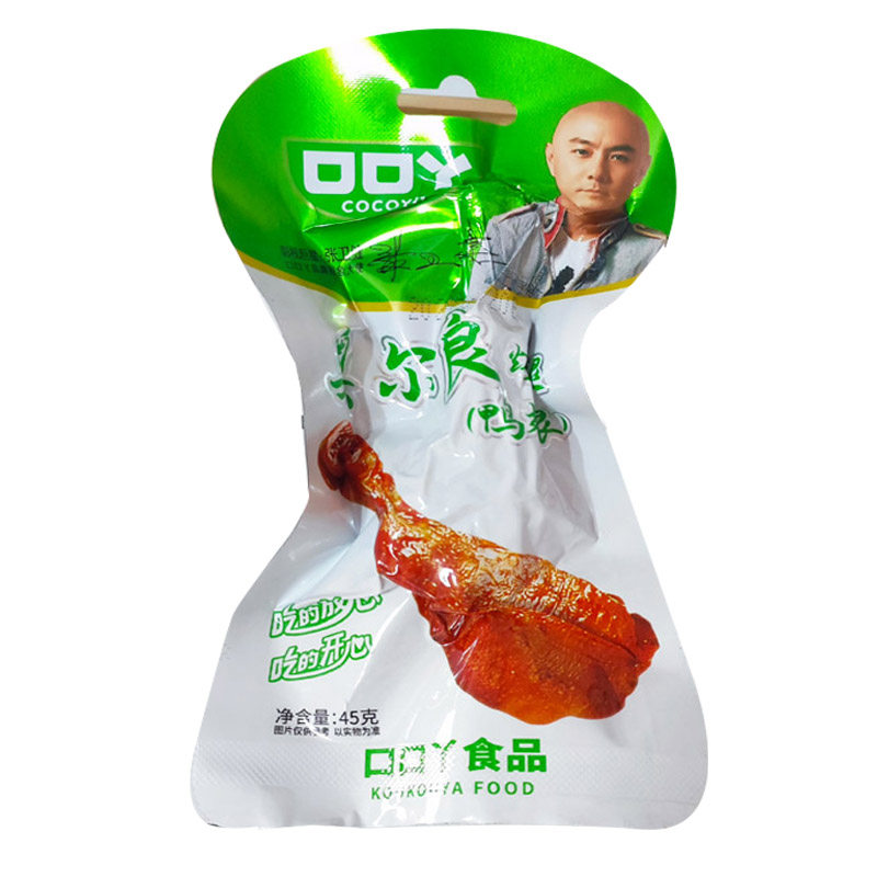 口口丫香辣烤腿蜜汁奥尔良鸭翅根