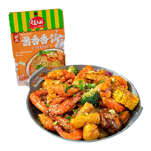 佳仙四川酱香麻辣香锅底料正宗家用不辣干锅酱专用调味料包小包装