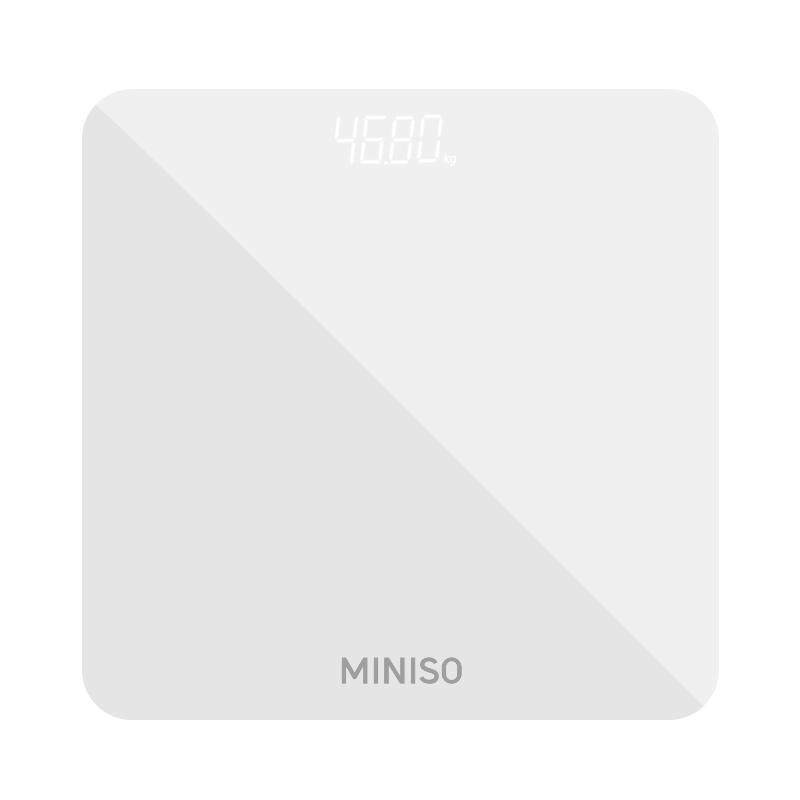 MINISO/名创优品体重秤家用精准体脂秤人体秤蓝牙充电式宿舍称重