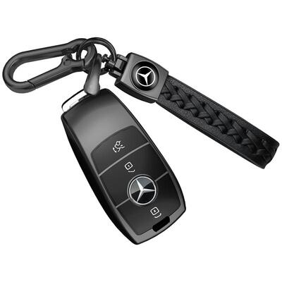 奔驰系列磨砂灰钥匙套