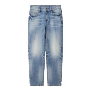 【莱卡弹力】卡宾水洗小脚牛仔裤男2025夏季新款潮牌休闲薄款长裤