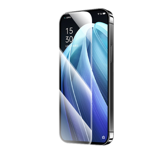 适用OPPOReno7钢化膜防指纹屏保新款reno7pro手机膜全屏全覆盖抗蓝光护眼无白边reno7se贴膜神器秒贴全包高清