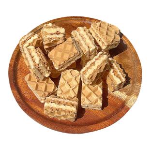 一口就爱上 莲木叙 芝士夹心饼干巧克力夹心熔岩威化饼干休闲零食