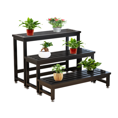 阳台花架2025新款阶梯置物架一体