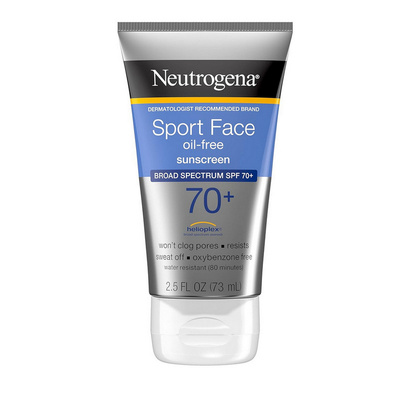 现货Neutrogena露得清活力运动无油清爽防水隔离乳面霜SPF70+