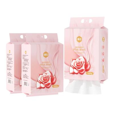 漫花干湿两用洗脸巾一次性