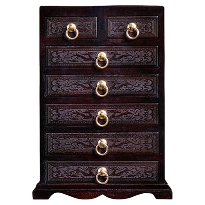 首饰茶叶盒七斗柜知府多功能