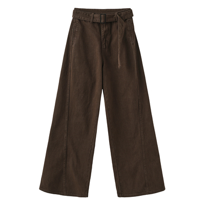 CUBIC解构分割阔腿牛仔裤