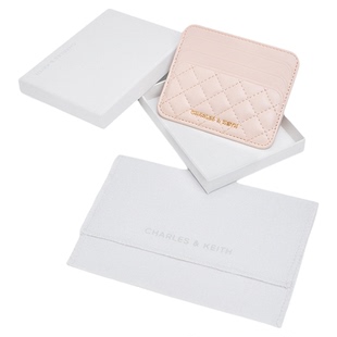 CHARLES&KEITH卡包CK6-50680926女士绗缝菱格多卡位实用钱包