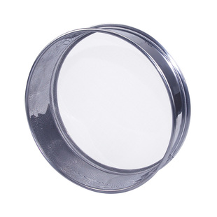 圆形加厚304不锈钢15 20 25cm面粉筛过滤网筛分样筛糖筛烘焙筛网