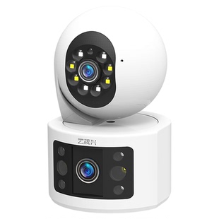 云视兴5G室内监控摄像头无线网络手机远程智能双目高清全彩监视器