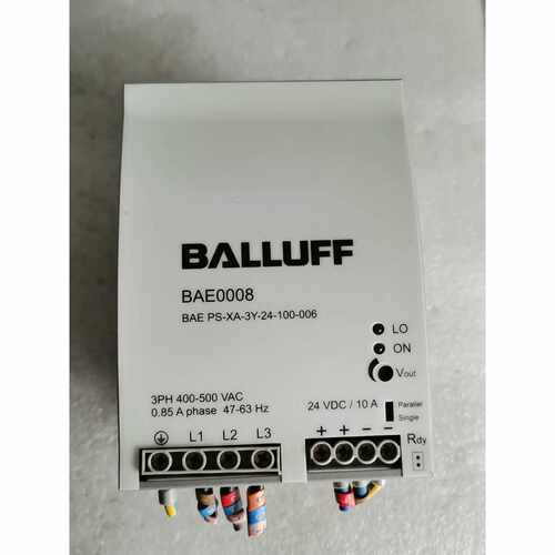 溢价-BALLUFF电源3PH400-500VAC，24VDC
