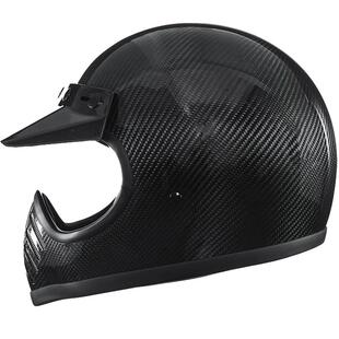 汤普森  碳纤维头盔  复古巡航头盔 MOTO3经典款3C认证摩托车头盔