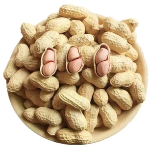 【爆卖了】新货现炒现发铁锅原味炒花生特产柴火沙炒带壳花生5斤