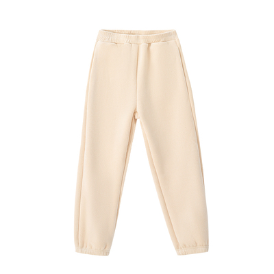 笛莎女童休闲裤加绒长裤束脚冬