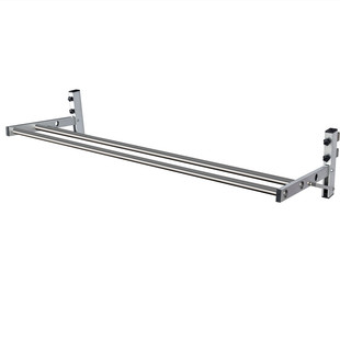 窗外晾衣架免打孔窗户阳台外晾衣杆防盗窗晾衣窗框晒被子神器防风