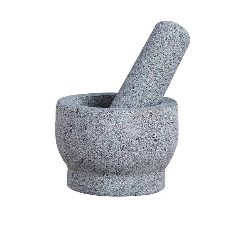 花岗岩蒜臼子家用石臼原石打磨