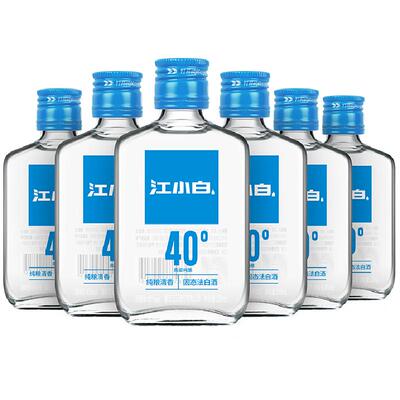 江小白40度清香粮食酒100ml×6瓶