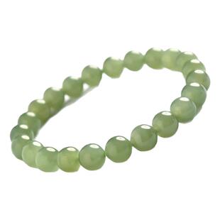 淼瑞收藏级天然和田玉手串晴水玉石手链官方旗舰店女款散珠玉珠