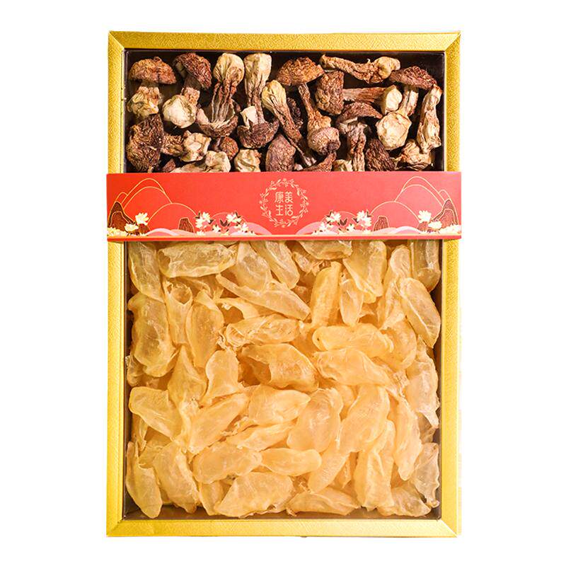 康美人生 甄选姬松茸鱼胶礼盒 150g/盒 营养滋补品年货礼品送长辈