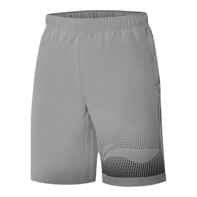 李宁正品轻便春夏季薄款ins训练系列男子帅气凉爽运动短裤AKSR555