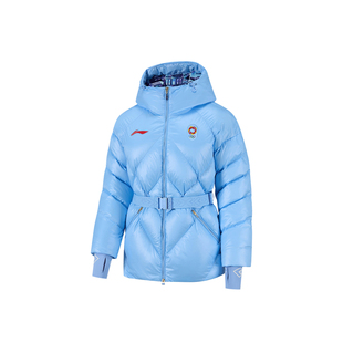 米兰冬奥会中国体育代表团同款联名产品出场服女士鹅绒中羽绒服