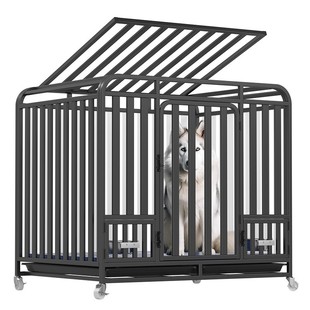 狗笼子大型犬中型犬狗笼带厕所家用室内外金毛拉布拉多宠物狗狗笼