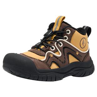 暇步士童鞋儿童绒绒靴冬季男女童棉鞋保暖加厚软底防滑休闲运动鞋