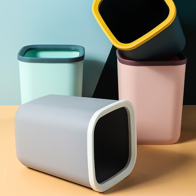 家用垃圾桶厕所卫生间客厅轻厨房无盖奢卧室纸篓商用收纳宿舍