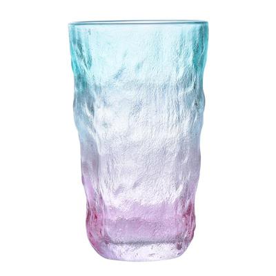 法兰晶网红日式冰川玻璃杯家用