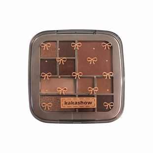 多色系彩色眼影盘日常淡妆大地色哑光珠光提亮裸粉色初学者眼影盘