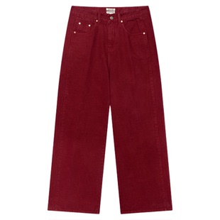 overdue flair韩国女士25秋冬棉质宽牛仔裤复古垂感直筒裤MUSINSA