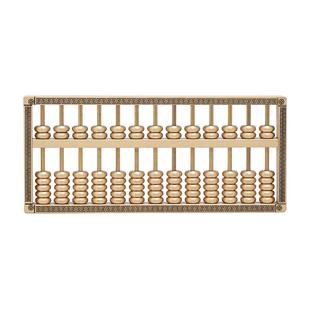 古铜官如意算盘摆件铜工艺品实心大小号客厅办公室装饰品抓周礼品