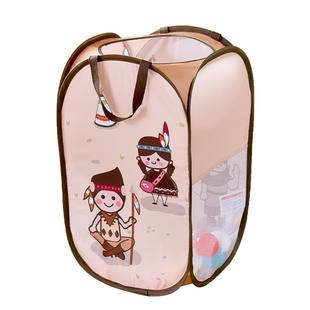 儿童玩具收纳筒 海洋球池 波波球宝宝大容量杂物整理收纳框洗衣篮