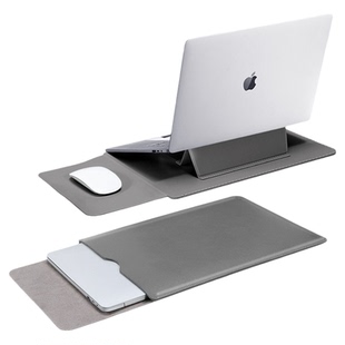 摩斯维 笔记本电脑包内胆包适用苹果Macbookair13华为Matebook14寸联想小新Pro16带支架保护套轻薄收纳包袋15