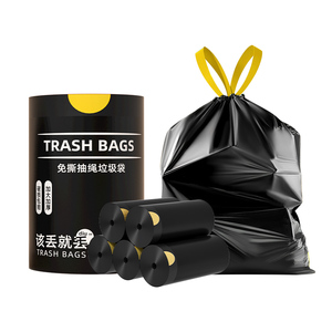 免撕抽绳垃圾袋加厚特厚手提式
