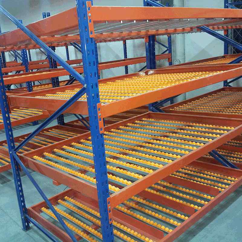 定制货架流利条导向仓库分拣区滑轨流利式防静电商用防静电设计