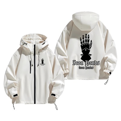 连帽秋冬新款宽松防风冲锋衣