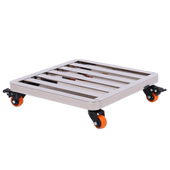 花盆不锈钢托盘阳台底座万向轮移动底盘承重托架定制圆形方形大号