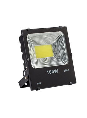 led射灯100w超亮投射灯户外室外灯黑金刚投光灯50w防水路灯广告灯