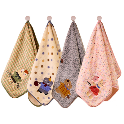 可爱加厚毛巾洗脸擦头发