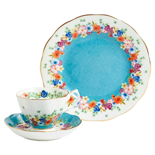 Royal Albert皇家阿尔伯特百年杯碟盘三件套英式下午茶咖啡杯新品