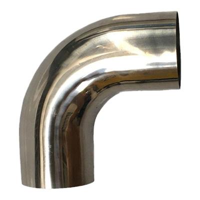 304不锈钢双边加长弯头