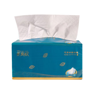 美家欣抽纸420张大包纸巾家用实惠装餐巾纸孕婴儿面巾纸卫生纸抽