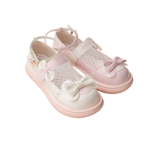 清仓不补  原创咕咕熊lolita洛丽塔小皮鞋厚底日系学生鞋可爱少女