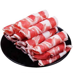内蒙古羔羊肉卷3斤5斤10斤羊蝎子肥羊卷火锅涮羊肉原切羊肉片商用