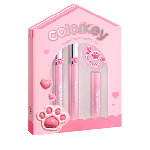 Colorkey珂拉琪水雾唇露礼盒套装唇釉口红平价学生送男女朋友礼物