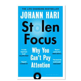【预售】被偷走的注意力（平装版）英文社会科学进口原版外版书平装Stolen Focus Johann HariBloomsbury
